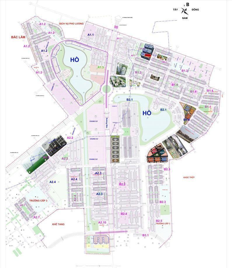 Mặt bằng tổng thể Thanh Hà Cienco5